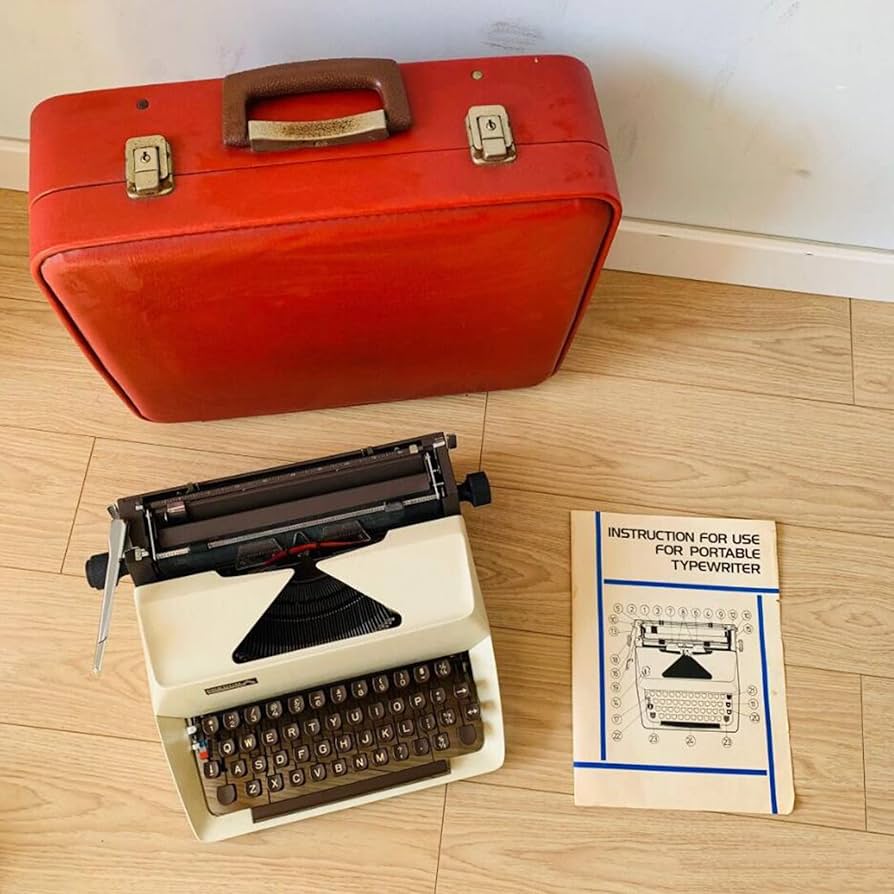 ヒサarchi TYPEWRITER ALLINONE ZXNQ English Manual Typewriter Retro Machinery Antique Gift